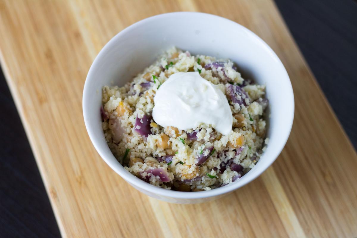 Rezeptbild: Lauwarmer Blumenkohlsalat à la Couscous