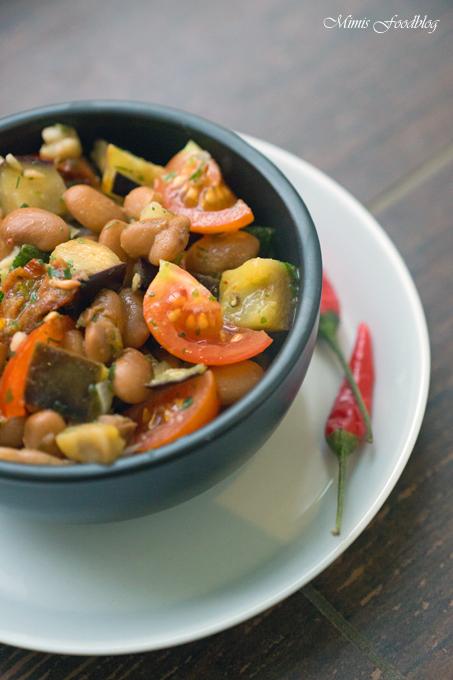 Rezeptbild: Salat aus Wachtelbohnen