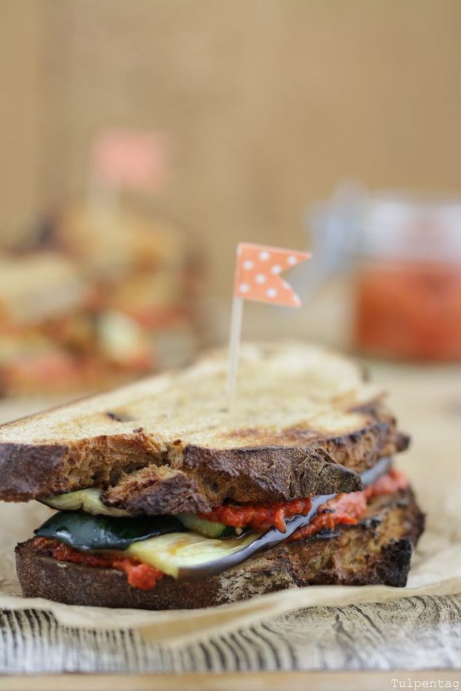 Rezeptbild: Vegetarisches Grill Sandwich