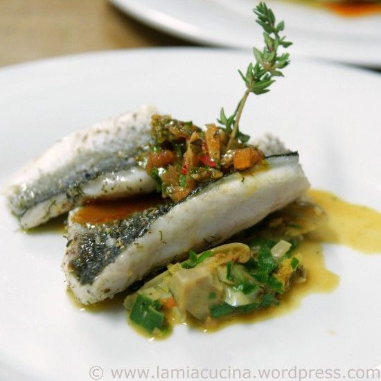 Rezeptbild: Wolfsbarsch mit Salsa Chimichurri