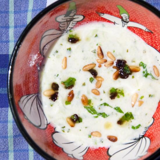 Rezeptbild: Cacik – kalte Joghurtsuppe