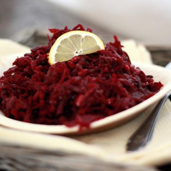 Rezeptbild: Despinas lauwarmer Rote Bete Salat