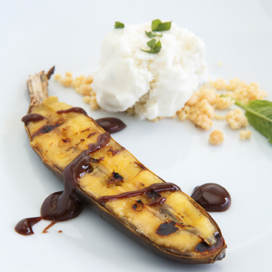 Rezeptbild: Grillbanane