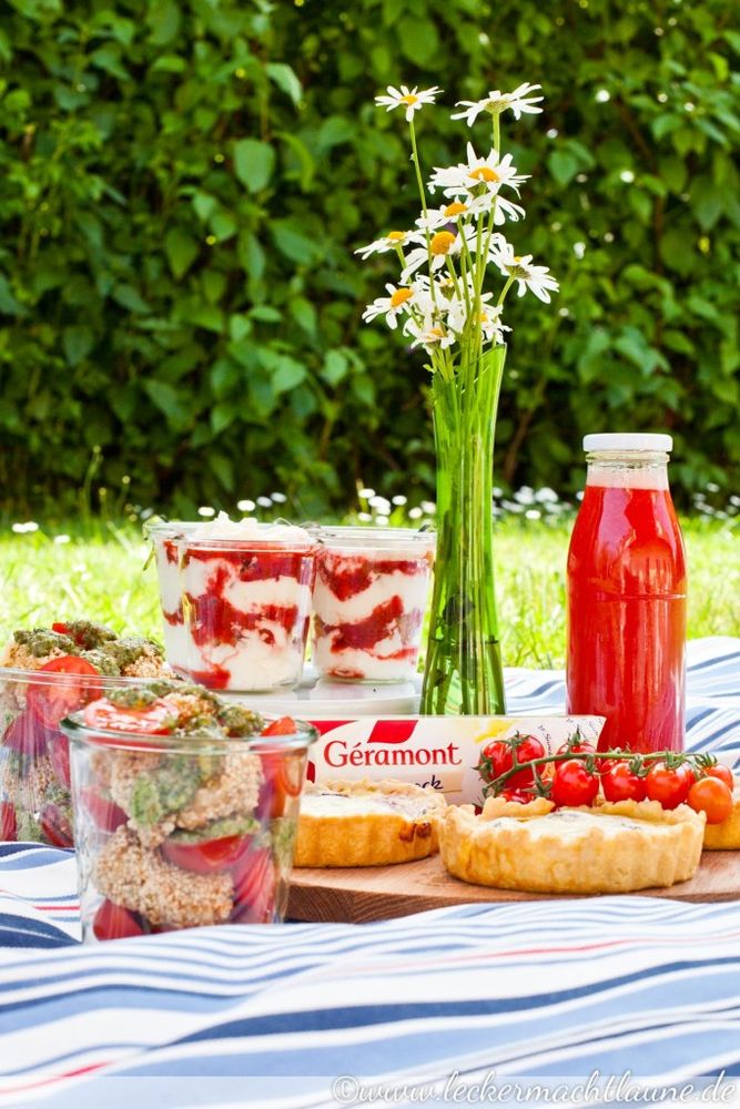 Rezeptbild: Drei Rezepte für ein köstliches Picknick