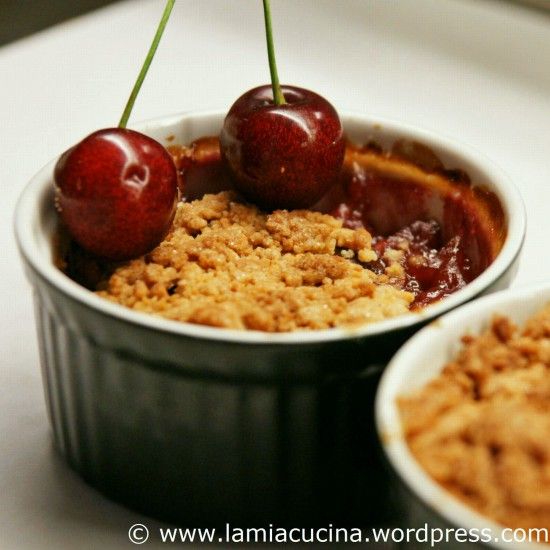 Rezeptbild: Kirschencrumble