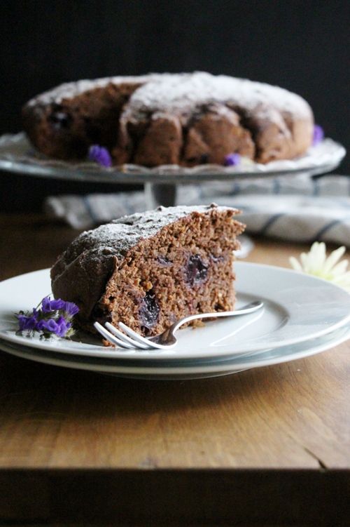Rezeptbild: Schokoladenkuchen mit Kirschen