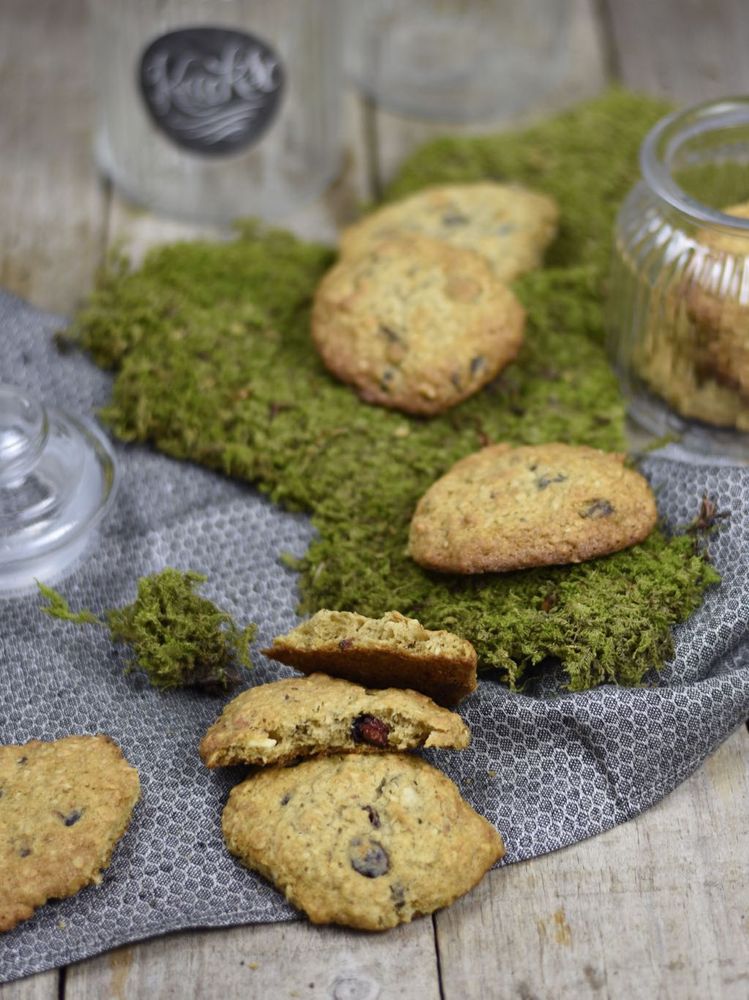 Rezeptbild: MOOSBEEREN-COOKIES