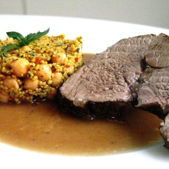 Rezeptbild: Lammkeule - orientalisch inspiriert