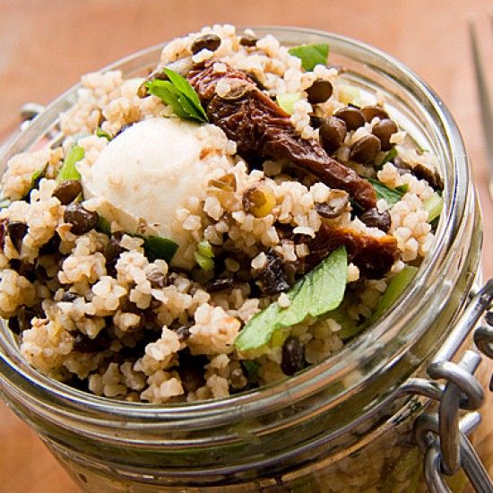 Rezeptbild: Bulgur-Linsensalat