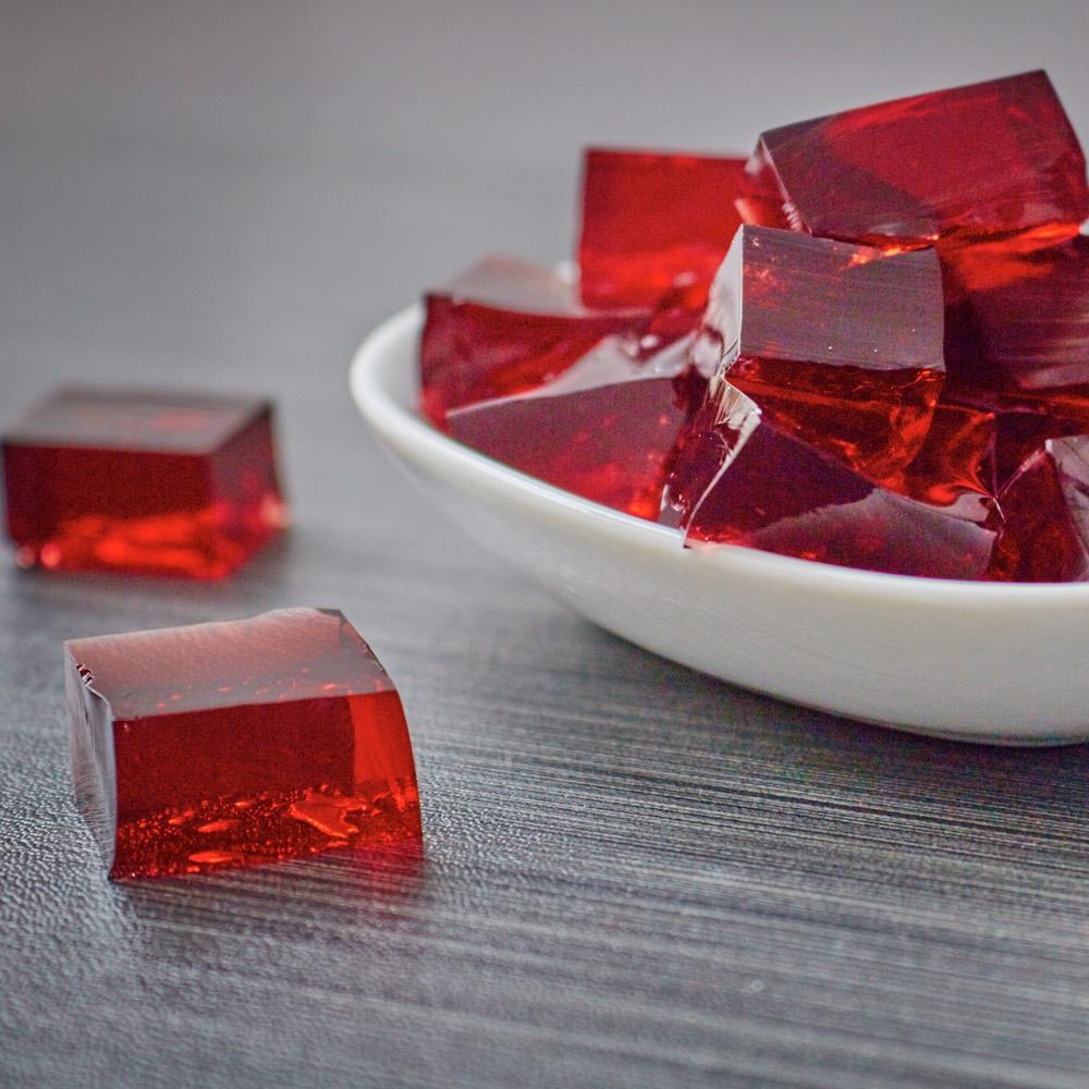 Rezeptbild: Glühwein Fruchtgummi mit Holunder