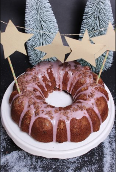 Rezeptbild: Saftiger Schoko-Gugelhupf mit Glühwein