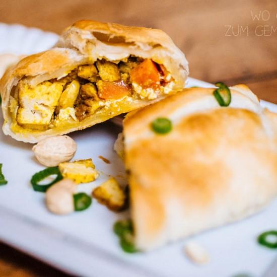 Rezeptbild: orientalische Blätterteigtaschen