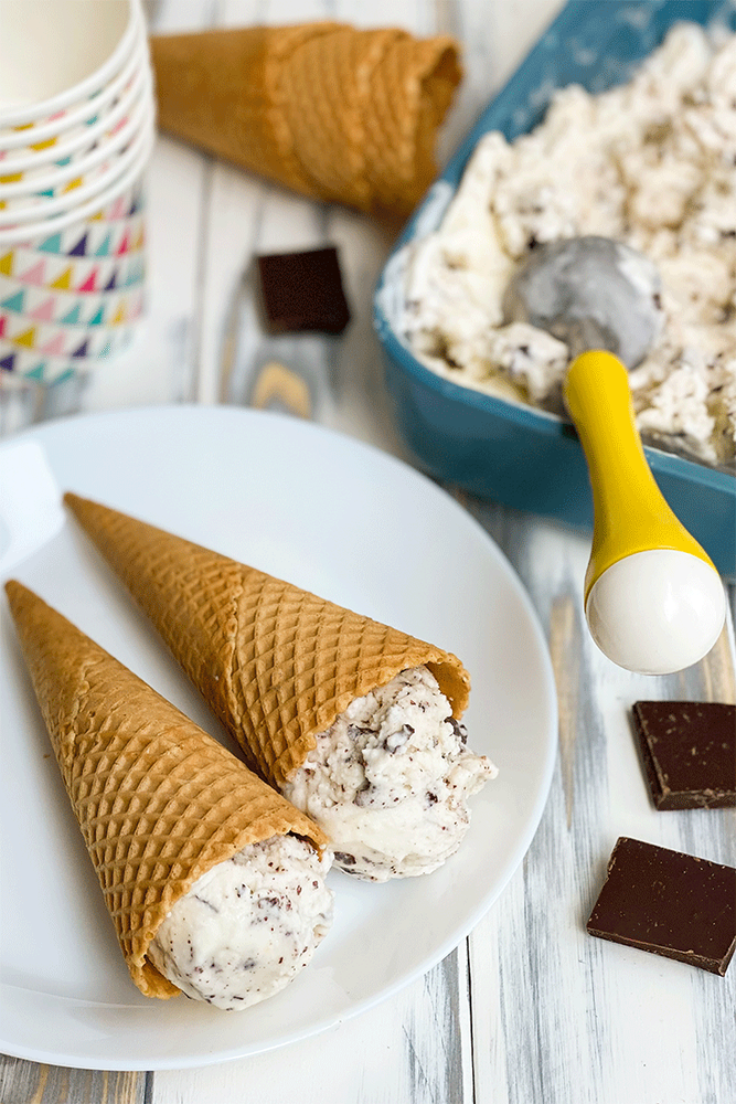 Rezeptbild: Stracciatella-Eis