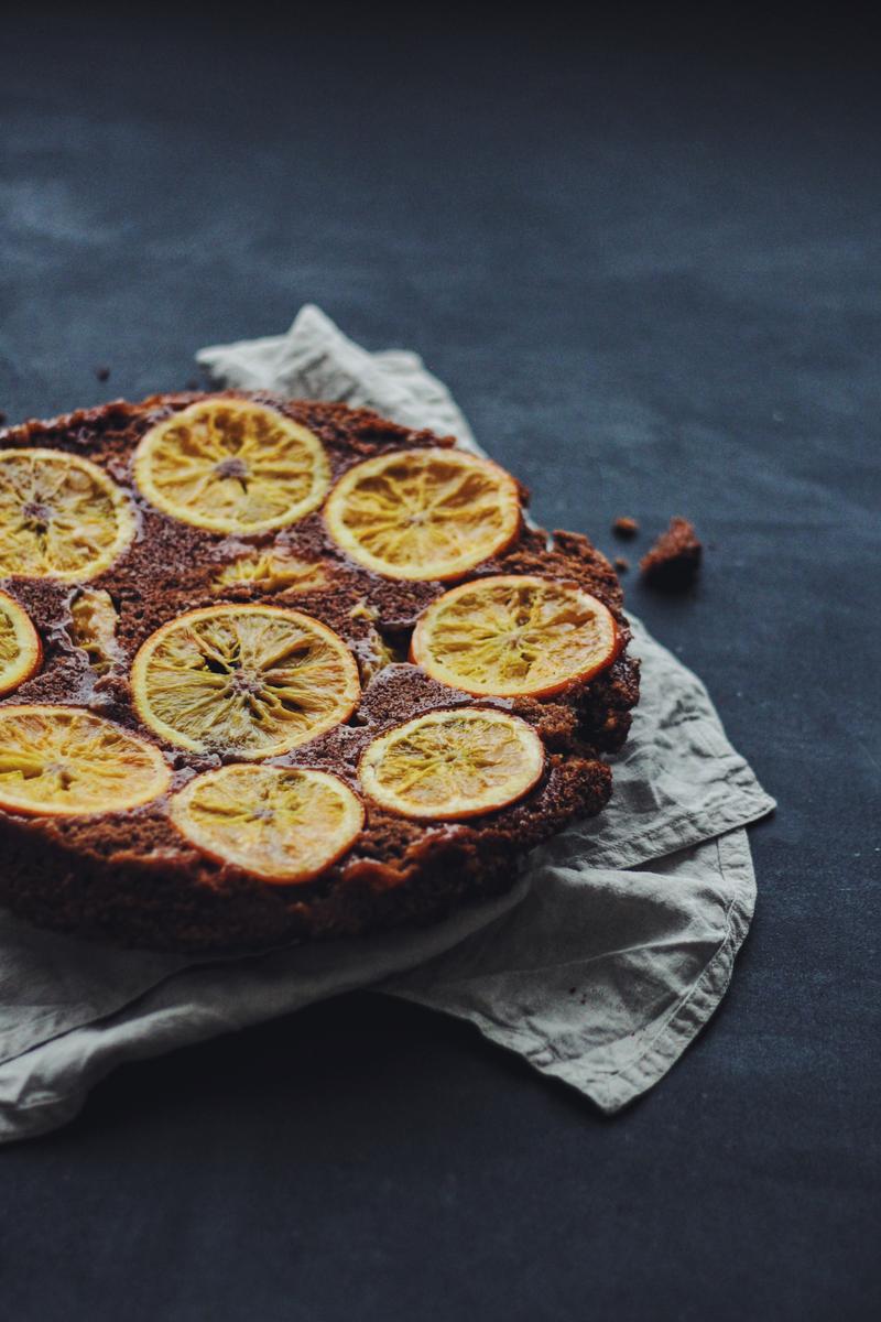 Rezeptbild: Orangen-Schokolade Upside-Down-Cake