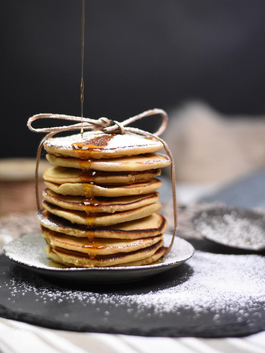 Rezeptbild: Pancakes mit Hafermehl & Trinksauermilch