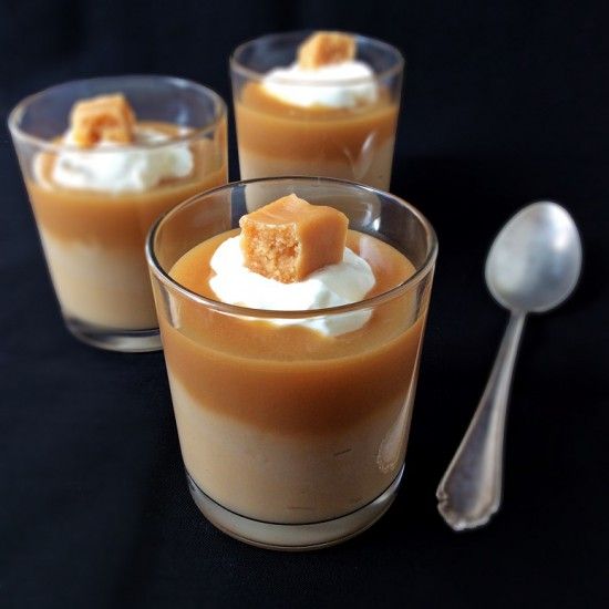 Rezeptbild: Karamellpudding mit Toffeesoße
