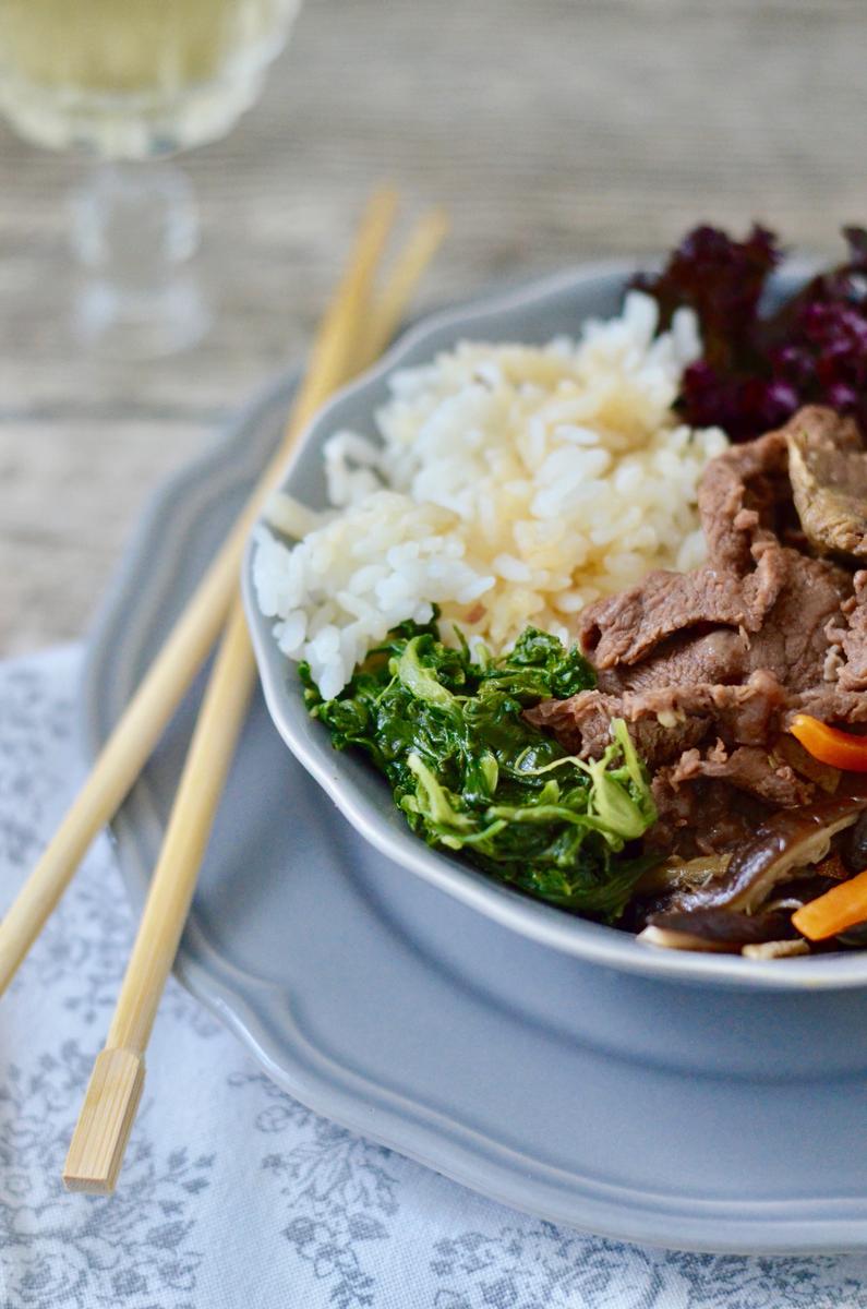 Rezeptbild: Bibimbap (ohne Ei)
