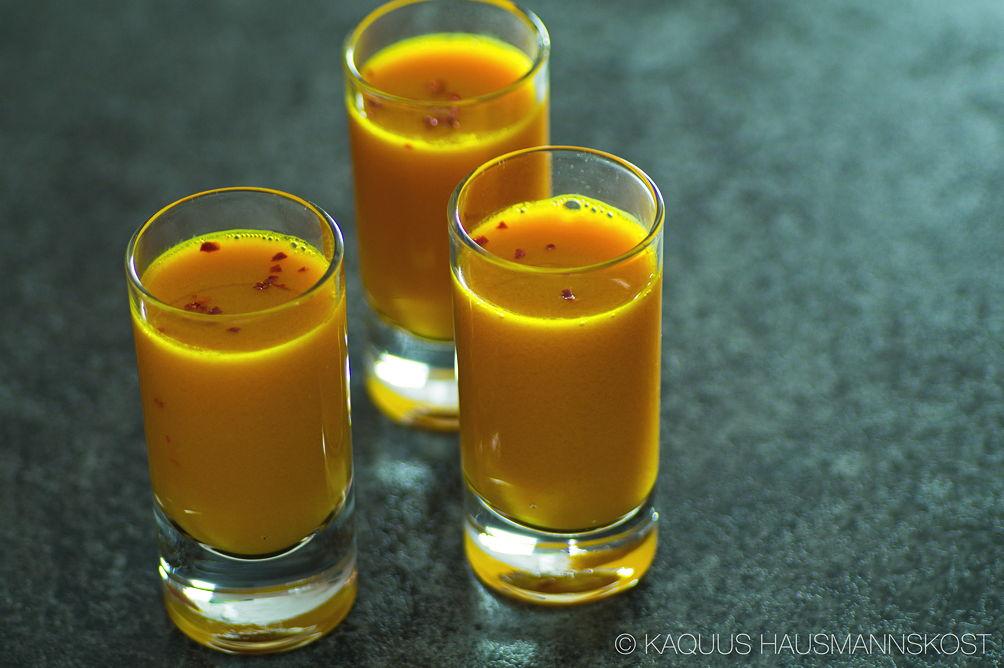Rezeptbild: Kürbissaft | Kürbisshot