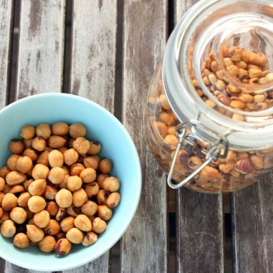 Rezeptbild: Geröstete Haselnüsse