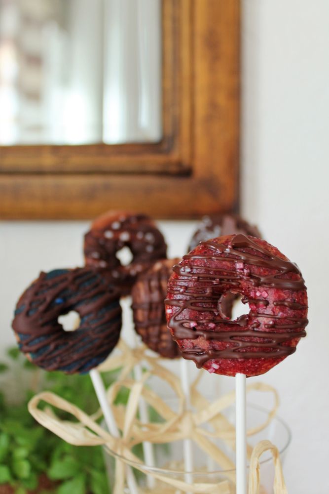 Rezeptbild: Mini Schoko-Donuts