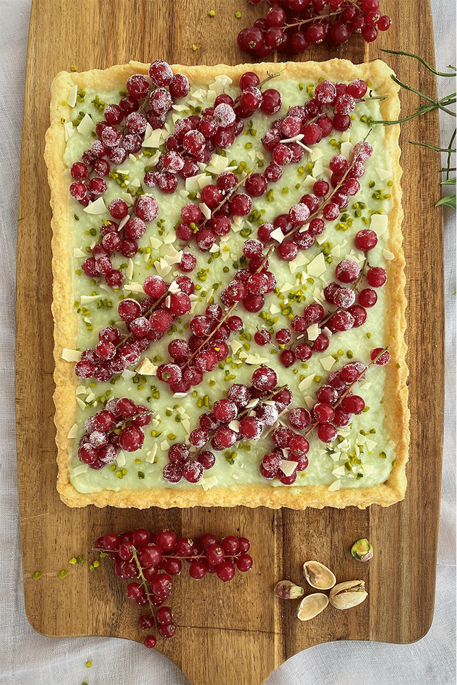 Rezeptbild: Pistazien-Tarte mit Beeren