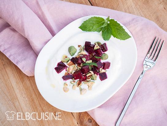 Rezeptbild: Cremig, knackig, leicht scharf – genialer Rote Bete Appetizer 