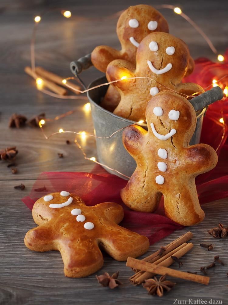 Rezeptbild: Lebkuchenmännchen mit Honig