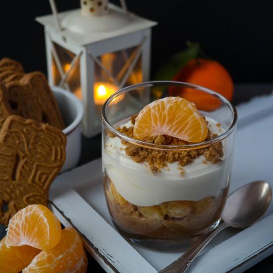 Rezeptbild: Mandarinen-Spekulatius-Trifle