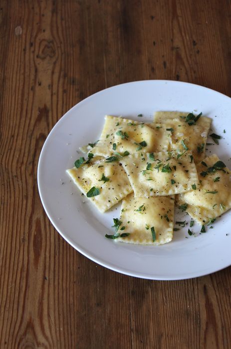 Rezeptbild: Ravioli mit Ziegenkäse