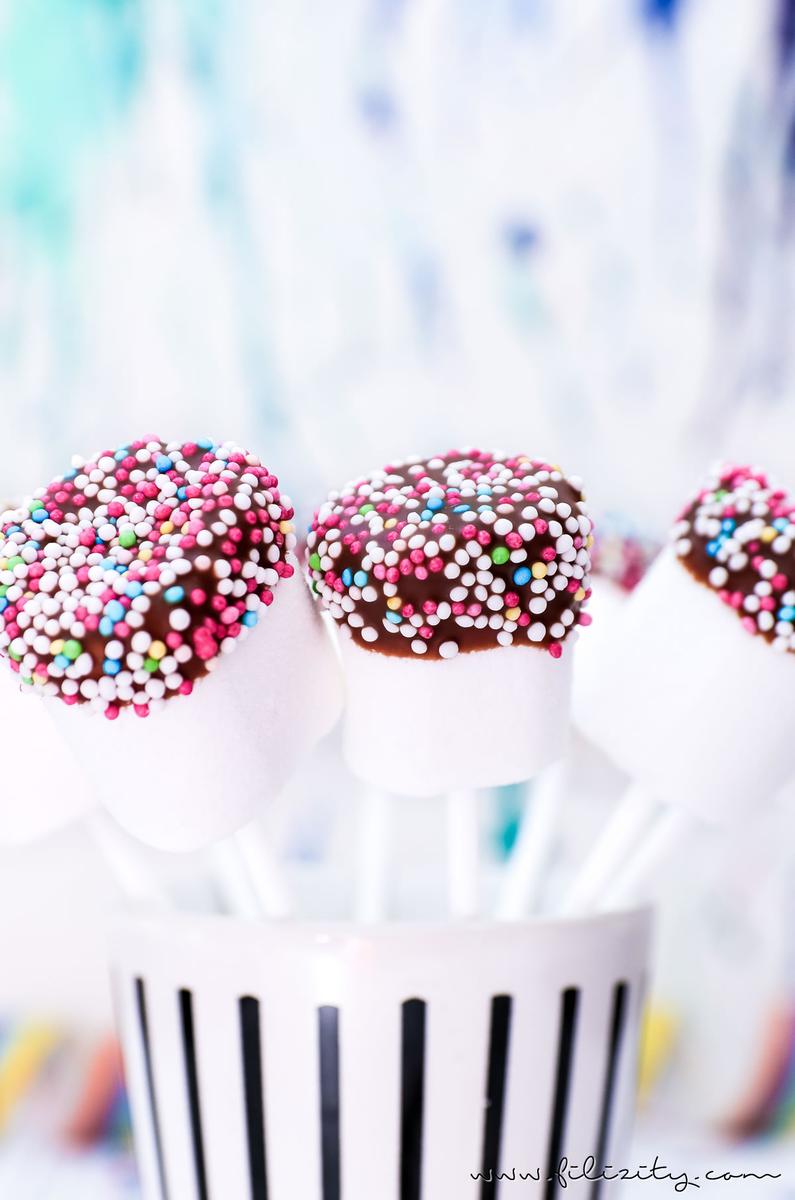 Rezeptbild: Marshmallow Pops „Konfetti“