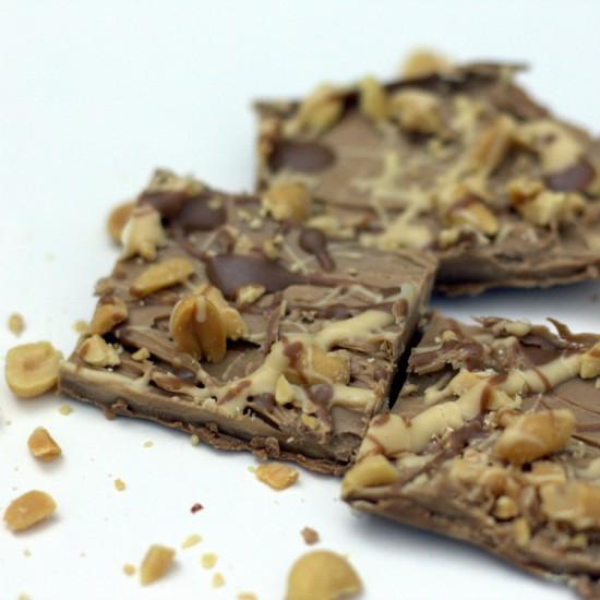Rezeptbild: Erdnussbutter-Swirl