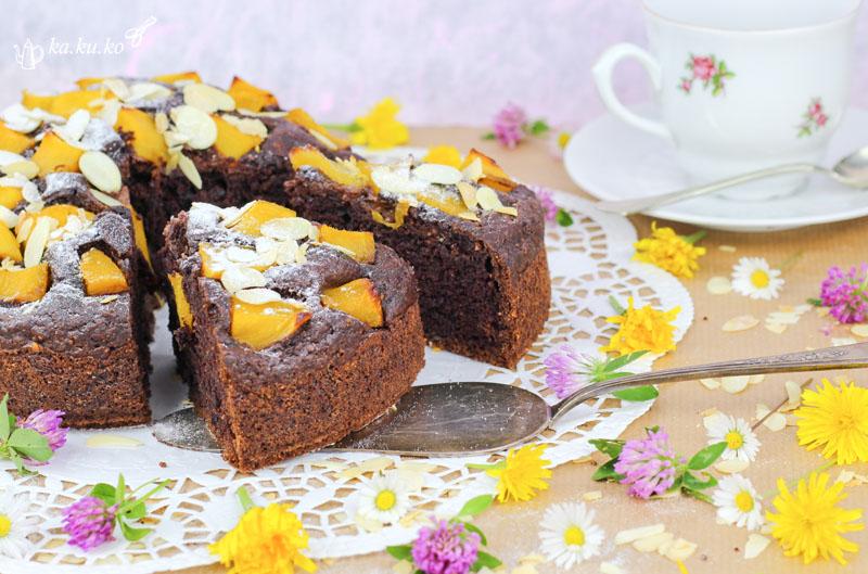 Rezeptbild: Mango-Mandel-Schoko-Kuchen
