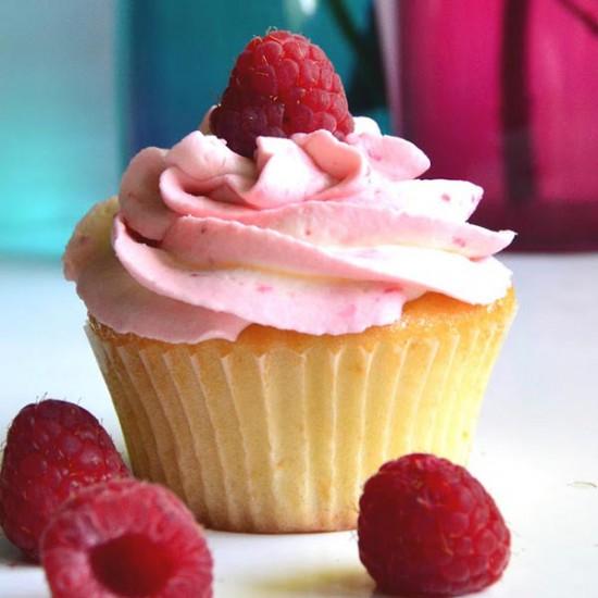 Rezeptbild: Himbeer Vanille Cupcake