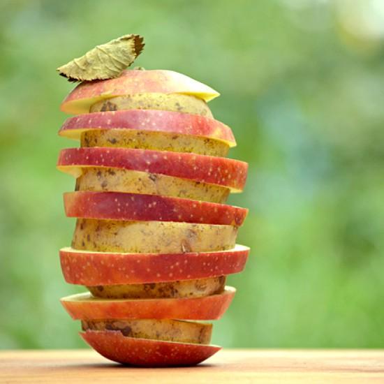 Rezeptbild: Kartoffel-Apfel-Gratin