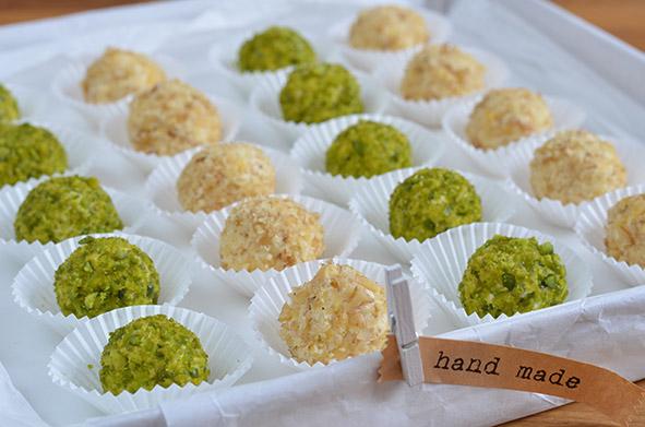 Rezeptbild: Käsepralinen