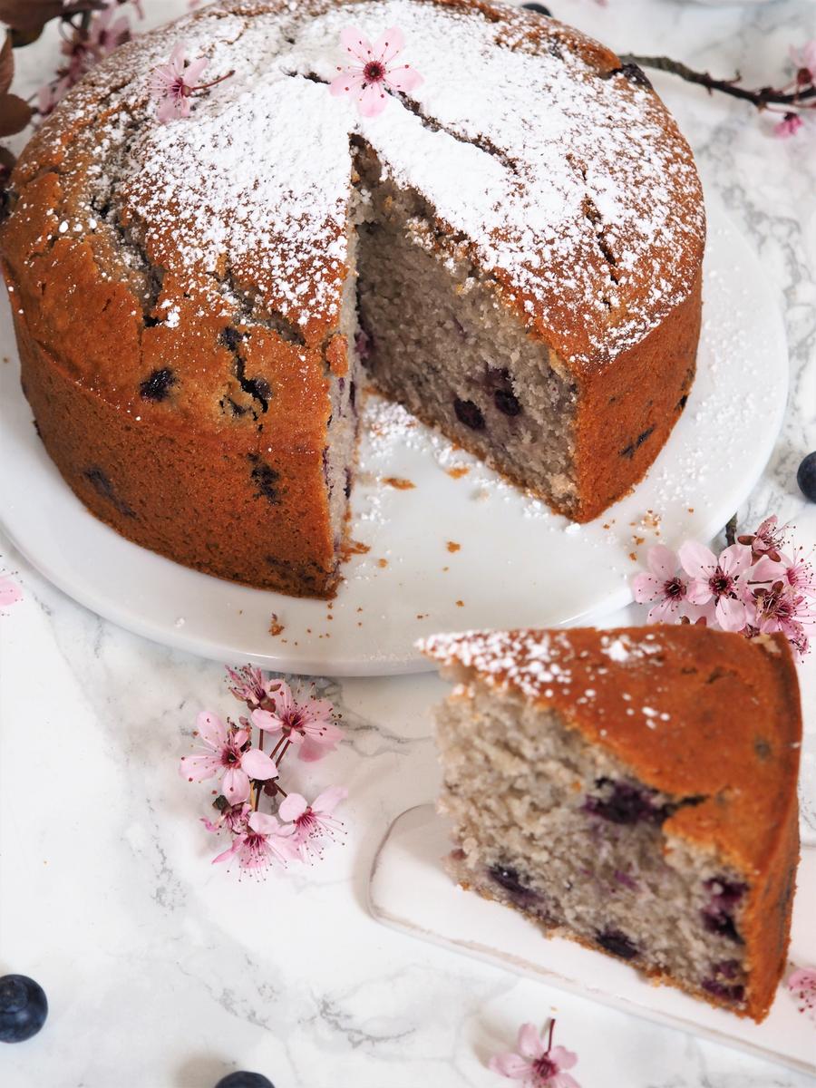Rezeptbild: Heidelbeerkuchen vegan