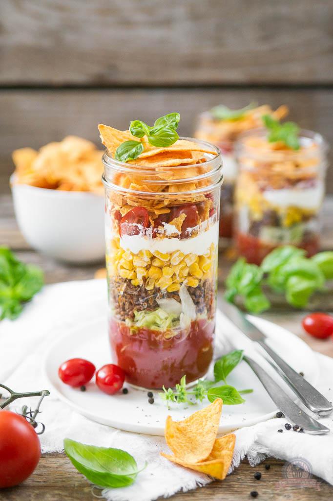 Rezeptbild: Mexikanischer Schichtsalat