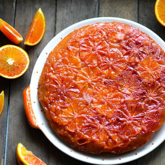 Rezeptbild: Blutorangen-Kuchen