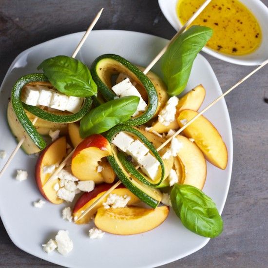 Rezeptbild: Zucchini-Nektarinen-Salat