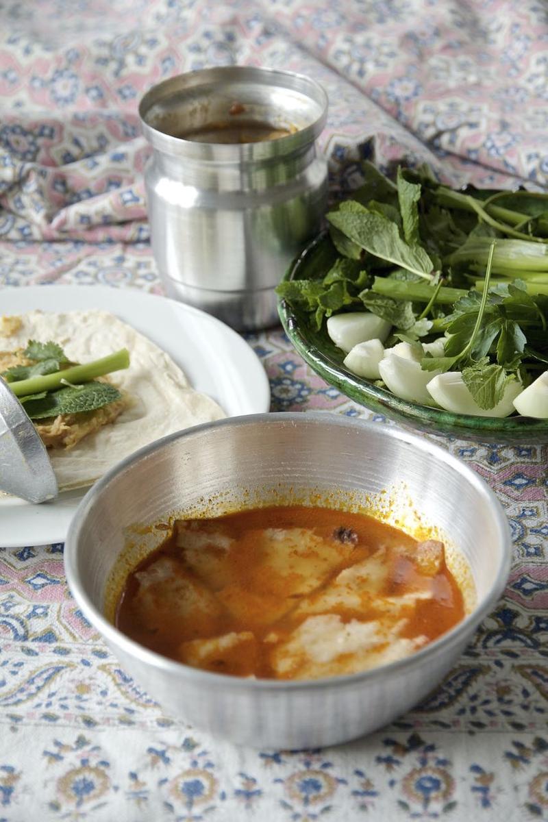 Rezeptbild: Abgoosht-Dizi - persischer Lammeintopf