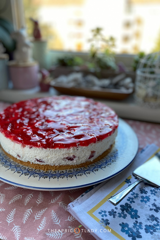 Rezeptbild: Erdbeertorte mit Vanillecreme (ohne Gelantine)