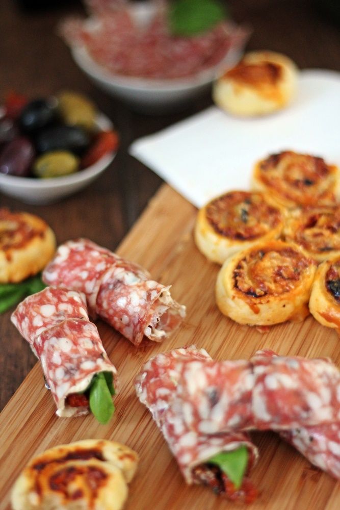 Rezeptbild: Pikante Salami Snacks
