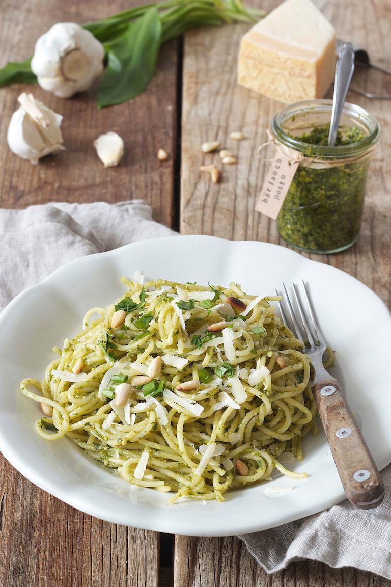 Rezeptbild: Bärlauchspaghetti