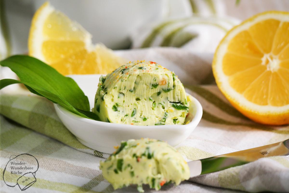 Rezeptbild: Bärlauch-Zitronen-Butter
