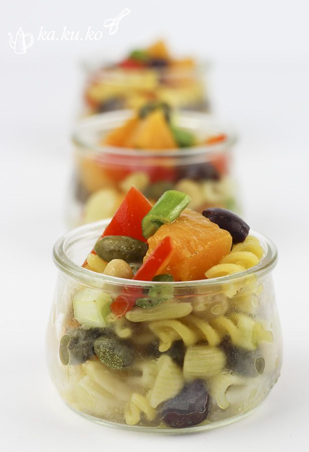 Rezeptbild: Kürbis-Nudelsalat