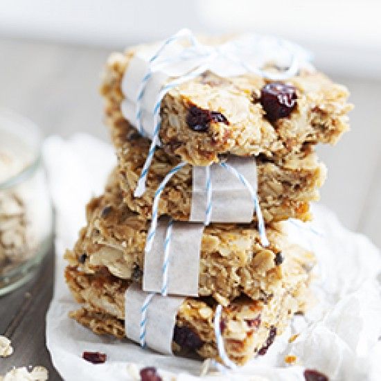 Rezeptbild: Cranberry Granola Bars-Müsli to go