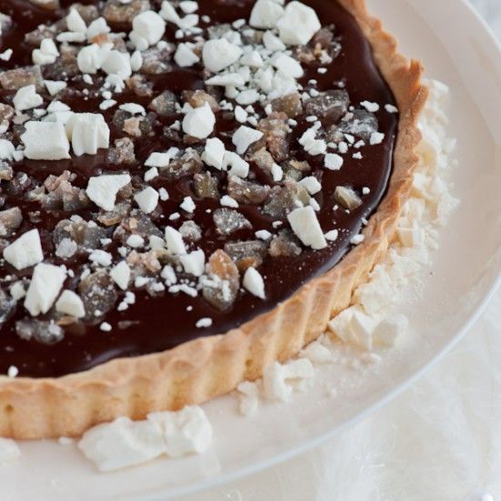 Rezeptbild: Schokoladen-Maronen-Tarte mit Tonkabohne