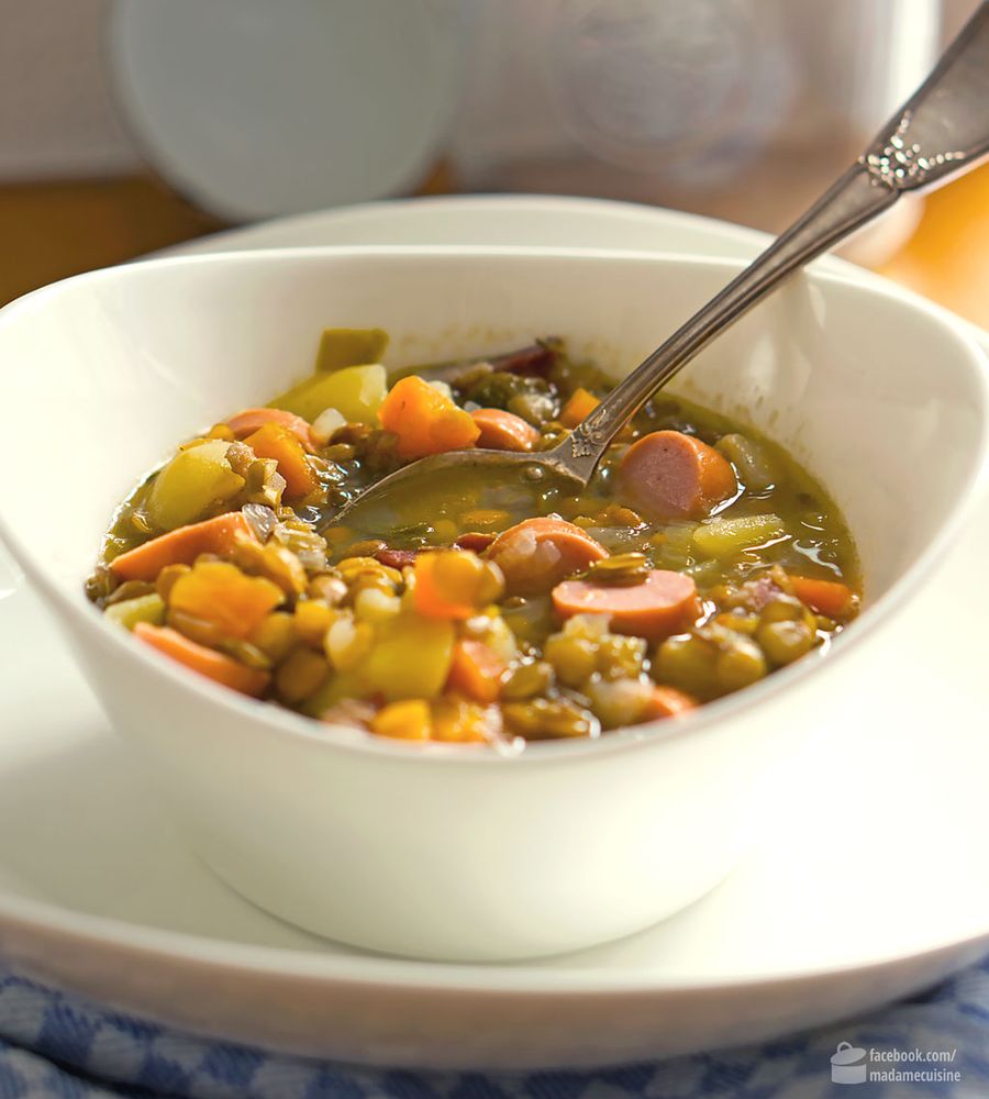 Rezeptbild: Linsensuppe nach Omas Rezept