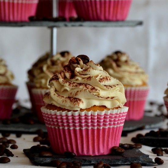 Rezeptbild: Espresso-Marsala-Cupcakes
