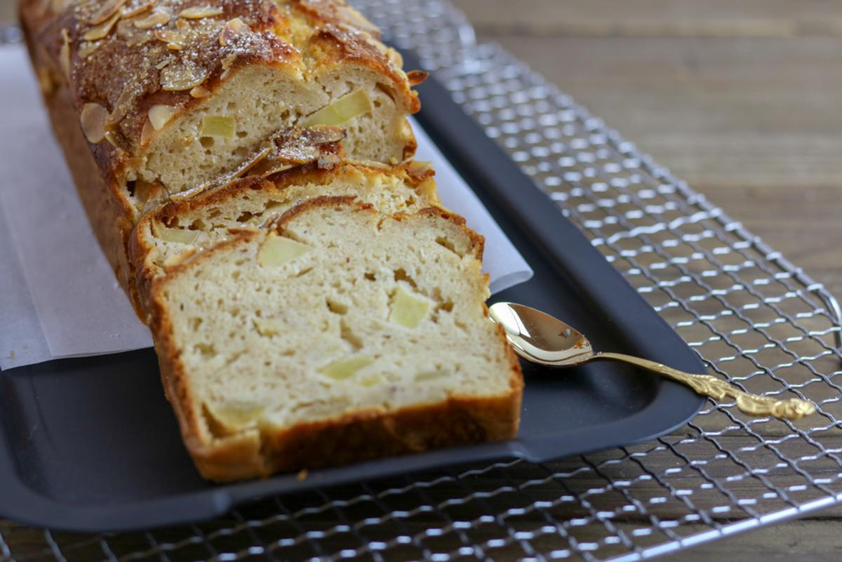 Rezeptbild: Gesunder Apfel-Quark Kuchen mit Reismehl